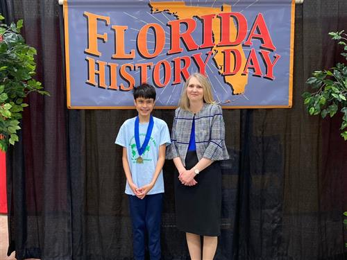 First place winner: Ayden Khalil – Dunedin Highland Middle School 